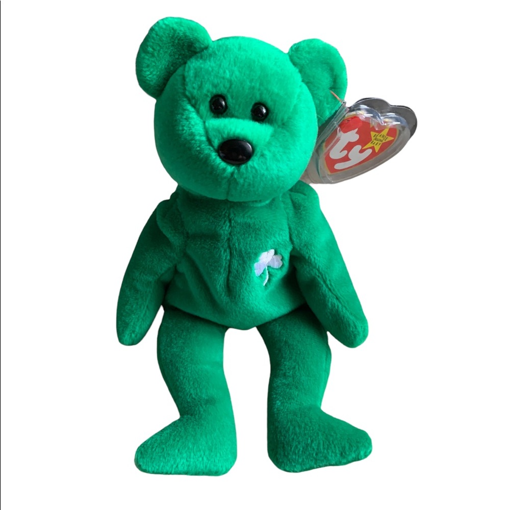 TY Beanie Baby Erin the Bear- 1997 Retired- Rare with TAG